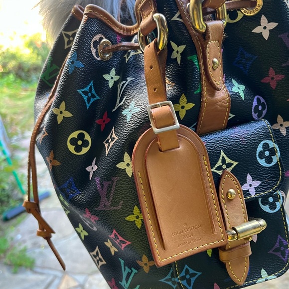 - Authentic Louis Vuitton multicolored Noe 1 hour only - Picture 7 of 11
